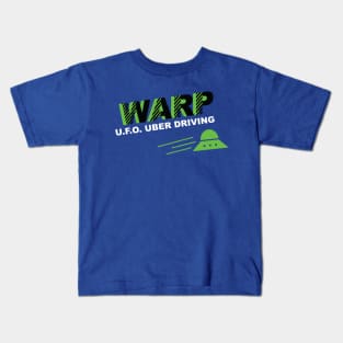 Warp UFO Uber Driving Kids T-Shirt